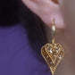💎 ACHETEZ 2, OBTENEZ 1 GRATUIT! 🔥 Boucles d'Oreilles Créoles Élégantes en Forme de Cœur Scintillant – Étincelantes, Légères & Parfaites Pour Un Look Romantique Au Quotidien 💕