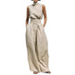 👗 50% DE RÉDUCTION ⏰ Ensemble 2 pièces – Haut & pantalon à jambes larges – Tissu fluide, coupe élégante – parfait pour l’été, les voyages ou un look chic au quotidien ✨🌸👖