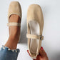 🥿 50% de Réduction 🌿 Ballerines Confortables en PU Aspect Daim avec Bride – Nouveau Style 2026 – Douces, flexibles & élégantes au quotidien ✨