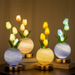 🌷 60% DE RÉDUCTION! 💡 Veilleuse Bouquet de Tulipes – Lueur douce, USB & design élégant – Parfaite pour chambre ou chambre de bébé 🌙