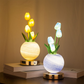 🌷 60% DE RÉDUCTION! 💡 Veilleuse Bouquet de Tulipes – Lueur douce, USB & design élégant – Parfaite pour chambre ou chambre de bébé 🌙