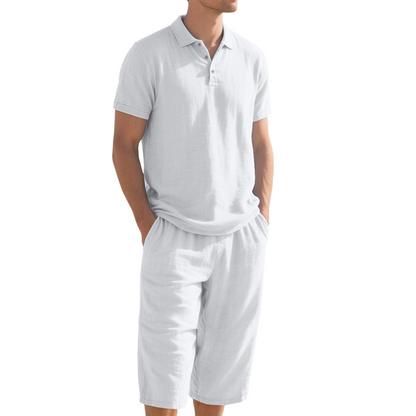 👔 50% DE RÉDUCTION 🌿 Ensemble chemise & pantalon décontracté en lin – Léger, respirant & coupe relaxe – Parfait pour l’été, les vacances ou le bureau – look naturel et sans effort 👖✨☀️