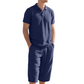 👔 50% DE RÉDUCTION 🌿 Ensemble chemise & pantalon décontracté en lin pour homme – Léger, respirant & coupe relaxe – Parfait pour l’été, les vacances ou le bureau – look naturel et sans effort 👖