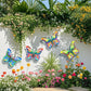 🦋 50% DE RÉDUCTION 🌿 Décoration murale extérieure papillon en métal – Résistante aux intempéries & facile à accrocher – Parfaite pour le jardin, la terrasse ou le balcon – ajoute une touche poétique et légère ✨🏡🎨
