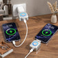 🔋 50% DE RÉDUCTION! ⚡ Chargeur Rapide 140W avec Arrêt Automatique IA – USB-C PD 3.1, protection intelligente & voyant lumineux – Compatible iPhone, MacBook & tablettes 📱