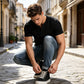 👕 50 % DE RÉDUCTION ☀️ T-shirt Henley manches courtes – Fraîcheur maximale & look moderne – parfait pour l’été ✨