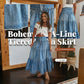 💙 50% DE RÉDUCTION ! 👗 Jupe Maxi en Denim Évasée à Taille Haute pour Femme – Silhouette flatteuse, chic effortless & parfaite au quotidien 🌿