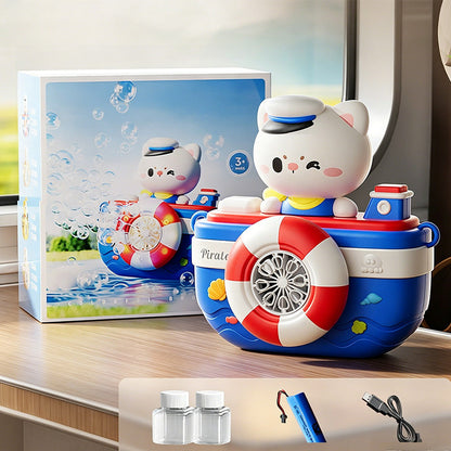 🚤 50% DE RÉDUCTION ! 🐧 Machine à Bulles Bateau Marin Animal – Automatique, Ludique & Parfaite pour Bain, Piscine ou Jeux d'Enfants 🫧