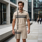 👕 50% DE RÉDUCTION ! 🏃‍♂️ Ensemble de Survêtement Imprimé Graphique pour Homme – Tendance, respirant & parfait pour le sport ou le quotidien 🔥