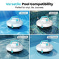 🤖 50% DE RÉDUCTION 🌊 Robot nettoyeur de piscine sans fil – Puissance d’aspiration élevée, navigation intelligente & panier filtrant facile à retirer – simple pression pour une piscine impeccable 🏊