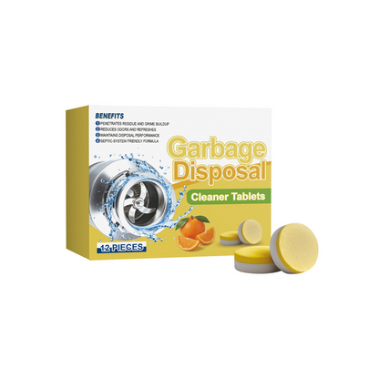 🍋 ACHETEZ 3, OBTENEZ 1 GRATUIT! 🧼 Comprimés nettoyants & désodorisants pour broyeur – Élimine les odeurs, nettoie en profondeur & facile à utiliser – Parfaits pour un entretien régulier de votre cuisine 🚰