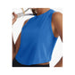 👕 50% DE RÉDUCTION ✨ Crop tank top femme – Sportif, respirant & coupe ajustée – Parfait pour le yoga, la salle ou les journées chaudes – léger et confortable 💪