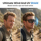🕶️ 50% DE RÉDUCTION ⏰ Lunettes de soleil photochromiques pour cyclisme – UV400 – Adaptation à la lumière, anti-vent & idéales pour le sport 🚴