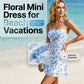 👗 50% DE RÉDUCTION 🌸 Robe fleurie dos nu – Bleu ciel ou rouge, tailles XS-XL – Tissu fluide, décolleté plongeant dans le dos – parfaite pour l’été, les vacances ou un rendez-vous romantique ☀️