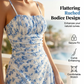 👗 50% DE RÉDUCTION 🌸 Robe fleurie dos nu – Bleu ciel ou rouge, tailles XS-XL – Tissu fluide, décolleté plongeant dans le dos – parfaite pour l’été, les vacances ou un rendez-vous romantique ☀️