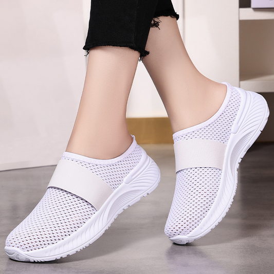 👟 50 % DE RÉDUCTION ⏰ Chaussures sans lacets antidérapantes et respirantes pour femmes – Légères, flexibles & faciles à enfiler – Parfaites pour le sport, la ville ou le quotidien 🌸