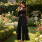 👗 50% DE RÉDUCTION 🌞 Robe maxi élégante à col montant & fente – Moulante, affinante & féminine – Idéale pour galas, mariages & occasions spéciales ✨