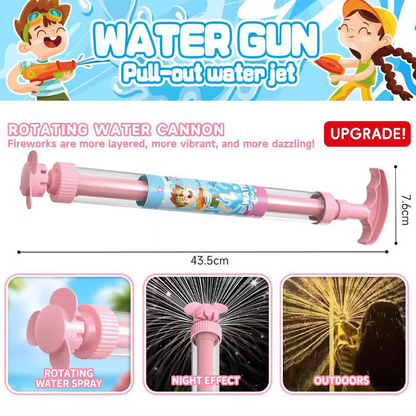 🌈 ACHETEZ 3, OBTENEZ 1 GRATUIT ! 💦 Pistolet à eau LED arc-en-ciel lumineux – Un plaisir estival qui explose comme par magie ! – Lumineux, rechargeable & parfait pour la plage, la piscine ou les batailles d’eau entre amis 🎉