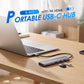 🔌 50% DE RÉDUCTION! 💻 Hub USB-C 5-en-1 portable – HDMI 4K, transfert haut débit & recharge 100W PD – Design aluminium fin & robuste pour le bureau ou les voyages ⚡