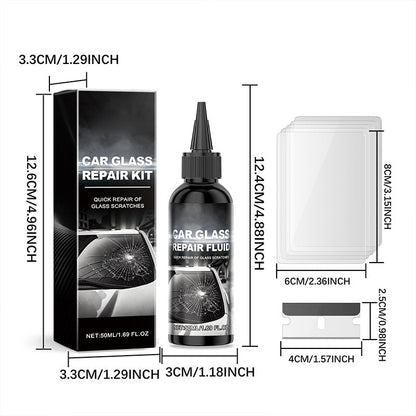 💫 ACHETEZ 3, OBTENEZ 2 GRATUITS! 🚗 Kit de réparation rapide pour bris de glace – Résine haute performance, facile à utiliser & résultats invisibles – Idéal pour fissures et impacts sur pare-brise 🔧