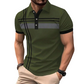 👕 50% DE RÉDUCTION ✨ Haut rayé pour homme – col & manches courtes – Léger, respirant & parfait pour l'été, le sport ou le quotidien – look décontracté et tendance 🌊