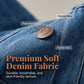 🧥 50% DE RÉDUCTION 🌞 Veste jean femme taille crop & manches gigot – Denim souple & coupe flatteuse – Style vintage moderne – parfaite pour la mi-saison ou les soirées d’été 👒