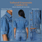 🧥 50% DE RÉDUCTION 🌞 Veste jean femme taille crop & manches gigot – Denim souple & coupe flatteuse – Style vintage moderne – parfaite pour la mi-saison ou les soirées d’été 👒