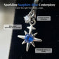 ✨ 50% DE RÉDUCTION 🌙 Boucles d'oreilles créoles célestes pendantes – Ton argent – Lune & étoiles, fines & élégantes – Parfaites pour un look bohème ou quotidien 💫