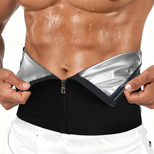 💪 50% DE RÉDUCTION ⏰ Ceinture amincissante pour hommes – Gainage taille, respirante & réglable – stimule la transpiration pendant le sport 🔥