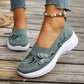 👟 50% DE RÉDUCTION 🌬️ Chaussures Slip-On Flyknit respirantes pour femmes – Tige ultra-légère & semelle intérieure mousse mémoire – Confort absolu, idéales pour la maison ou les sorties quotidiennes 💨