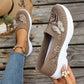👟 50% DE RÉDUCTION 🌬️ Chaussures Slip-On Flyknit respirantes pour femmes – Tige ultra-légère & semelle intérieure mousse mémoire – Confort absolu, idéales pour la maison ou les sorties quotidiennes 💨
