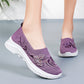 👟 50% DE RÉDUCTION 🌬️ Chaussures Slip-On Flyknit respirantes pour femmes – Tige ultra-légère & semelle intérieure mousse mémoire – Confort absolu, idéales pour la maison ou les sorties quotidiennes 💨