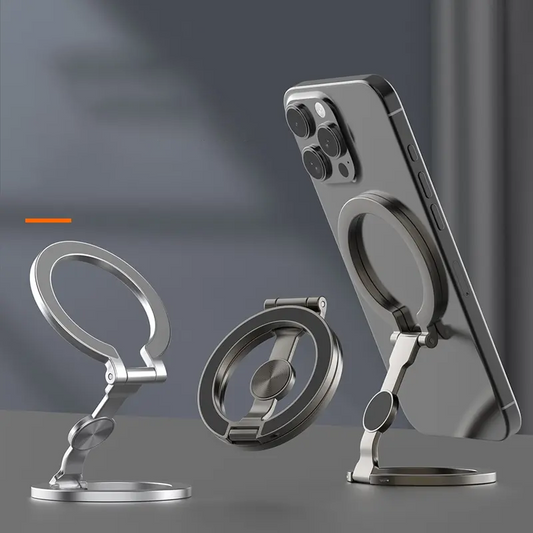📱 50% DE RÉDUCTION ⏰ Support de téléphone à anneau magnétique pliable – Maintien puissant, rotation 360° & fin – parfait pour ventilo auto, bureau ou prise en main au quotidien 🧲