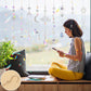 🌈 50% DE RÉDUCTION ✨ Attrape-soleil décoratif – Cristal synthétique (or/argent) – Reflets arc-en-ciel, parfait pour fenêtre ou jardin 🪟