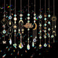 🌈 50% DE RÉDUCTION ✨ Attrape-soleil décoratif – Cristal synthétique (or/argent) – Reflets arc-en-ciel, parfait pour fenêtre ou jardin 🪟