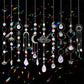 🌈 50% DE RÉDUCTION ✨ Attrape-soleil décoratif – Cristal synthétique (or/argent) – Reflets arc-en-ciel, parfait pour fenêtre ou jardin 🪟