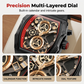 ⌚ 50% DE RÉDUCTION 📐 Montre quartz tonneau pour homme – Design original, étanche & confortable – élégante au bureau ou décontractée le week-end ✨