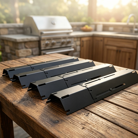 🍖 50% DE RÉDUCTION ✨ Plaque chauffante de barbecue – Ajustable, acier porcelaine & durable – Chauffage uniforme, anti-corrosion – idéale pour griller viandes, légumes ou poissons 🔥