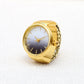 💍 50% DE RÉDUCTION ✨ Montre bague ronde – Quartz, ajustable & légère – Design original, confortable au quotidien – parfaite pour superposer ou porter seule ⌚