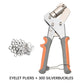 🔧 50% DE RÉDUCTION! ✨ Pince à Œillets Bâches 220mm – Métal durable, poignée ergonomique & 4 kits – Idéale pour bâches, cuir, vinyle & DIY 🛠️