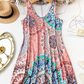👗 60% DE RÉDUCTION 🌺 Robe imprimée sans manches – Coton léger & tombé fluide – Parfaite pour l’été, la plage ou un look décontracté – légère et confortable ✨🌸