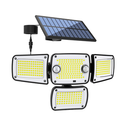 💡 50% DE RÉDUCTION! 🏆 Lampe solaire extérieure – 3000 LM, 188 LED & détecteur ✨
