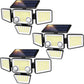 💡 50% DE RÉDUCTION! 🏆 Lampe solaire extérieure – 3000 LM, 188 LED & détecteur ✨