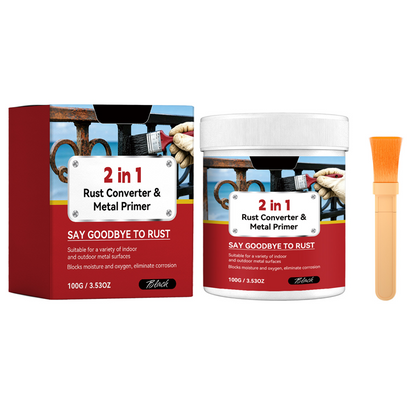 🔧 50% DE RÉDUCTION! 🛡️ Convertisseur de rouille & apprêt 2-en-1 – Protection métal ✨
