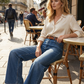 👖 50% DE RÉDUCTION ✨ Jean femme taille haute jambe large – Coupe flatteuse & confortable – Denim respirant, style décontracté chic – parfait pour le quotidien ou les sorties 🌸