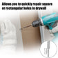 🔧 ACHETEZ 2, OBTENEZ 1 GRATUIT ! 🧱 Clips de réparation plaque de plâtre – Pour plaques 1/2" & 5/8" – Fixation solide, inoxydable & réparation murale facile sans outil – idéal pour fissures ou trous 🛠️