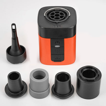 🔦 50% DE RÉDUCTION 🔋 Mini pompe à air électrique d’extérieur avec lampe – Sans fil, multi-embouts & LED intégrée – gonfle pneus, ballons ou matelas en déplacement – idéale pour camping ou urgence ⛺