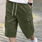 🩳 50% DE RÉDUCTION 🔥 Short cargo décontracté homme – Taille à cordon, multi-poches & tissu léger – 6 couleurs, coupe détendue – parfait pour randonnée ou été ☀️