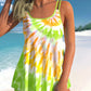 👙 50% DE RÉDUCTION 🌈 Ensemble maillot de bain imprimé arc-en-ciel dégradé – Grande taille, extensible & séchage rapide – Parfait pour la plage, la piscine ou les vacances – coloré, confortable et flatteur ☀️🌊✨