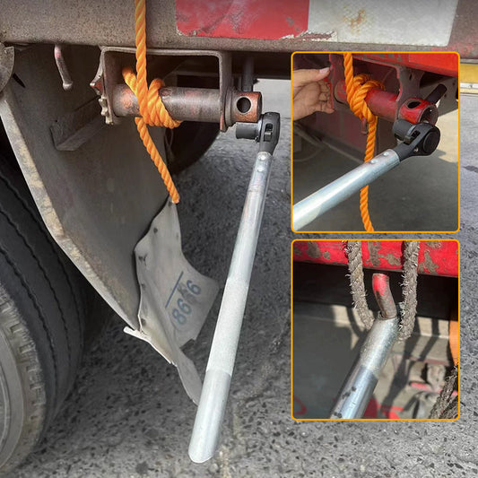 🔧 50% DE RÉDUCTION ⏰ Clé à cliquet pour remorque à plateau – Tige télescopique, tête pivotante & verrouillage rapide – idéale pour atteindre les écrous de roue difficile d’accès – robuste & adaptée aux remorques de bateaux, caravanes ou utilitaires 🚛